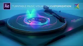 Turntable Music Visualizer Customization - After Effects Tutorial