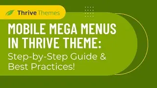 Mobile Mega Menu for Thrive Themes