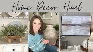 NEW SPRING HOME DECOR HAUL | Kirkland's, Target, TJMaxx, Walmart, Hobby Lobby