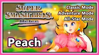 Super Smash Bros. Melee - Classic, Adventure & All-Star Mode | Peach (Hard/Normal)