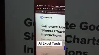 AI Excel Tools #excel #googlesheets #dataanalytics #aitools #ai