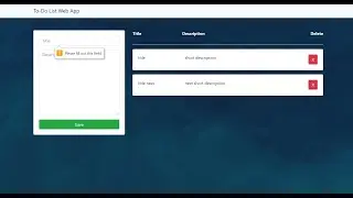 ToDo List Web App In JavaScript With Source Code| Source Code & Projects