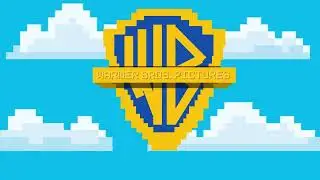 Warner Bros Pictures (1998-2022) logo (8 bits version, with WarnerMedia byline) (2018)