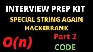 Special String Again Hackerrank solution Part -2 (Code)