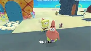 Patrick Gets Hit By a Car and Dies (AI_Spongbob Meme)