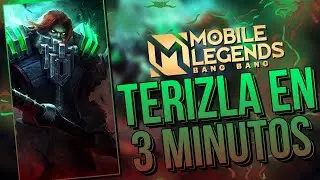 TERIZLA EN 3 MINUTOS 💚Como usar a Terizla , Terizla Guía, Build 🔋- MOBILE LEGENDS ESPAÑOL