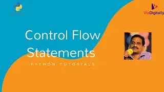 Control Flow Statements in Python | Control Structures In Python | Python tutorials online