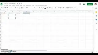 Mathematical operators used in Google Sheets
