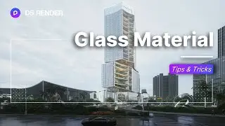 How to Create Best Glass Material in D5 Render   Archviz Tutorial