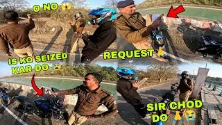 Uttrakhand police sezied bike 😰 || Apne Sath Le Gai bike police 😱 || yah Kya Ho Gaya Raste Mein 🥵