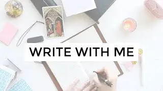 Write With Me // writing fiction