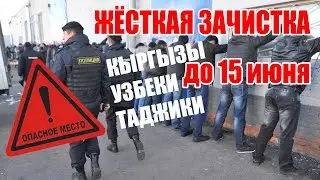 ОСТОРОЖНО МЕКЕНДЕШ! Жёсткая зачистка мигрантов в России. Нелегалы должны покинут страну до 15 июня