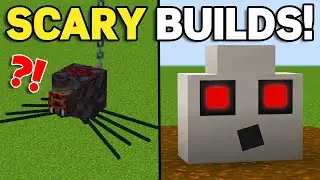 Minecraft: 20 Scary Build Hacks & Tricks!