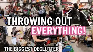 THROWING EVERYTHING OUT IN 2024 | Decluttering & Organizing | Whole House Declutter | HOARDERS