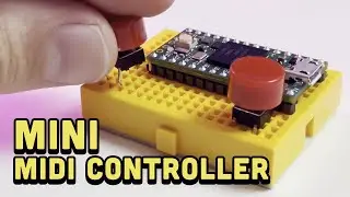 World’s SMALLEST MIDI Controller | Made with Teensy & Arduino