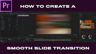 How to create a Smooth Slide Transition in Premiere Pro CC | Tutorial by Vamify