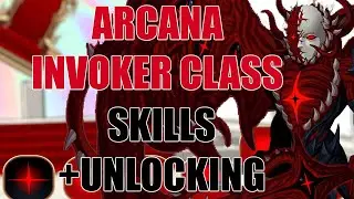 AQW Arcana Invoker Class Skill Breakdown | Level Requirements + Farming Methods