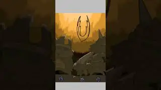 Hollow knight Hall of Gods art timelapse 