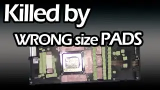 Can you kill GPU by using wrong size pads ?