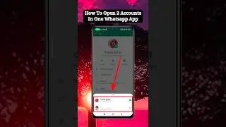 How to open 2 accounts in one whatsapp app | new Whatsapp update 