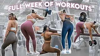 FULL WEEK OF WORKOUTS | 4 Day Gym Routine/Workout Split