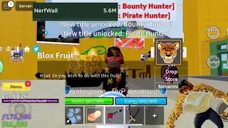 Eating Leopard Fruit and Getting 5 Million Bounty! - Blox Fruits