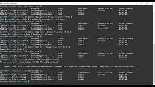 32. Docker Swarm and Node Commands