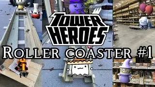 Building a Tower heroes Backyard Roller Coaster (#1 Wood Setup)