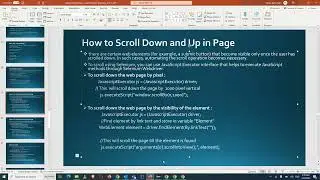 🔥 Scroll down and Up in Page in selenium | JavaScriptExecutor in Selenium 🔥