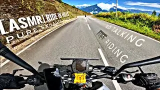 [ASMR] Ride in hills | Pure Exhaust Sound without db killer | KTM Duke | 4K | Go Pro 10