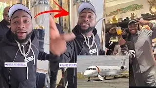 Davido Mock and Laugh Israel DMW Ex Wife For Leaving him as the Chop Private Jet Life in Paris