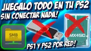 🟢 Juega PS1 y PS2 sin tener NADA en tu PS2 mediante Servidor SMB ! PS2SMB OPL SERVER sin USB !