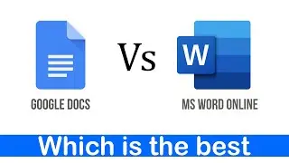 Google docs vs ms word online | ms word online editing | How to use  Ms word online