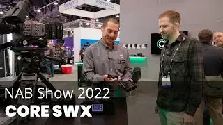 Core SWX at NAB Show 2022 v-mount batteries and chargers