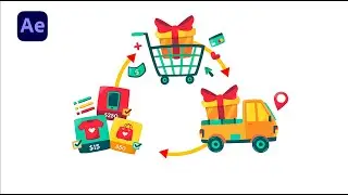 Simple Online Shopping Animation in After Effects Tutorial