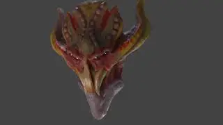 Blender Alien Sketch (Timelapse)