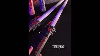 Световой меч 72см. Викидной световой меч цвет- сильвер