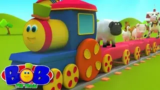 Went To The Farm + Finger Family song and more Kids Songs and Nursery Rhymes - Bob The Train