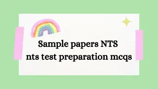 NTS Test Preparation | nts test past papers | Job Test mcqs 2022 | Educators Job Test Mcqs