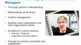 Channel management skills video blog