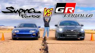 Drag Race - Can the Iconic MK4 Supra Keep Up With Toyota's Fastest Corolla?