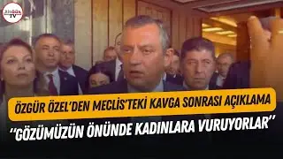 Özgül Özel’den yumruklu saldırısı sonrası ilk açıklama: Yerlerde kan var, kadınlara vuruyorlar!”