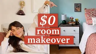 How to do a Bedroom Makeover without buying ANYTHING new