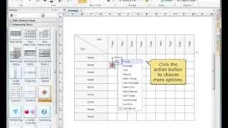 Add markers to relationship matrix| EdrawMax