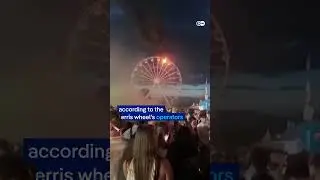 Ferris wheel catches fire in German city of Leipzig | DW News