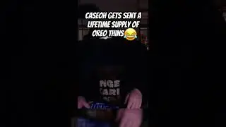 Caseoh gets sent a Lifetime supply of Oreo thins #caseoh #caseohgames #caseohclips #caseohfunny