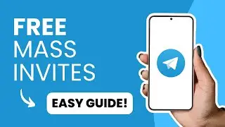 How To Mass Invite On Telegram 2023 | PC Desktop | Easy Guide!