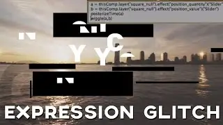 After Effects Expressions Tutorial: Automated Glitch Reveal