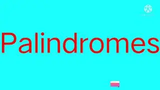 #palindrome #english vocabulary #language tutorials #definition & examples