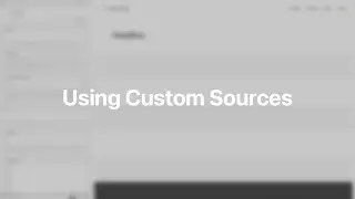 Using Custom Sources | YOOtheme Documentation (WordPress)